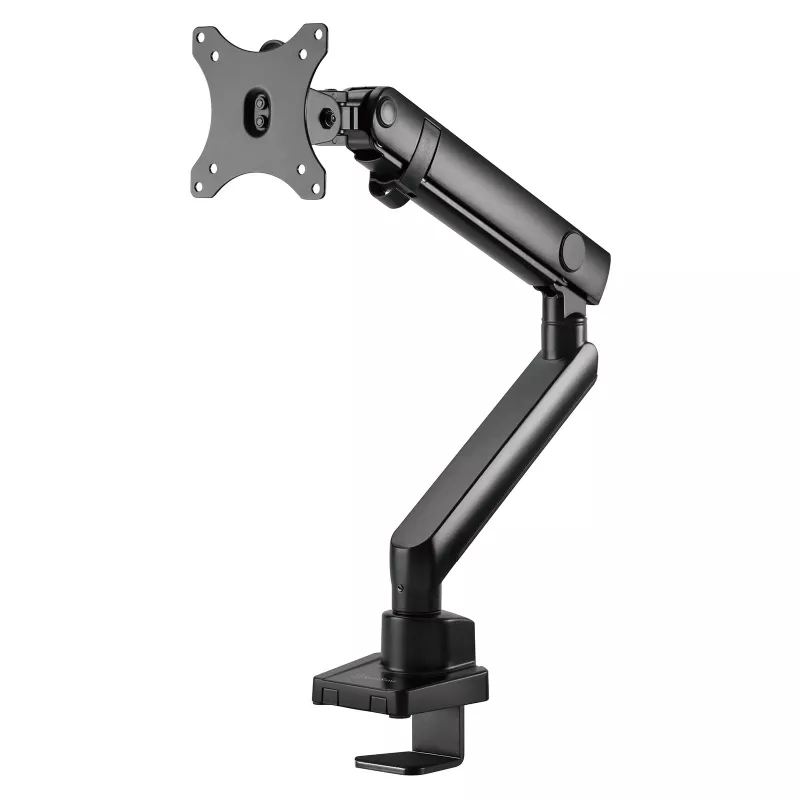 Brazo para monitor SILVERSTONE SST-ARM13 — soporte individual ajustable en altura compatible con VESA, Plateado