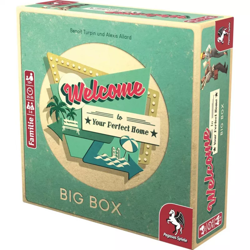 Bienvenido a tu hogar perfecto Big Box, juego de mesa