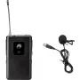 Micrófono de solapa Omnitronic UHF-E Serie 531,9 MHz — solapa con cable para sistemas inalámbricos UHF
