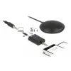 Micrófono de mesa DeLOCK 65873 Negro