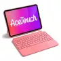 Funda con teclado y touchpad Inateck KB04122 para iPad 11 pulgadas/Air, QWERTZ, rojo