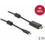 Cable activo USB Type-C a HDMI DeLOCK 85970 4K 60 Hz 2 m