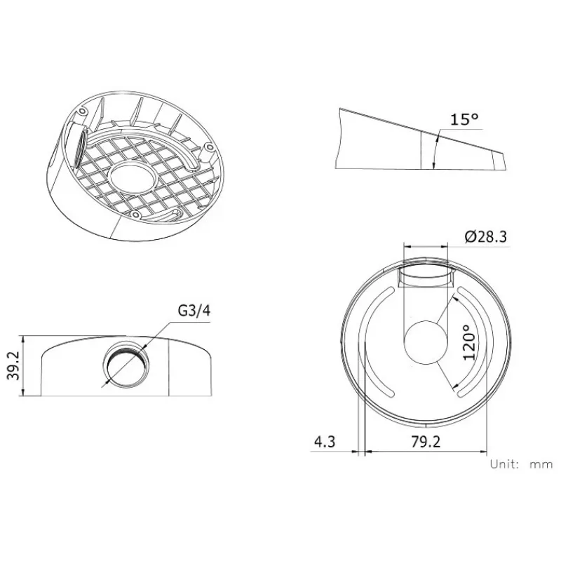 Soporte Hikvision DS-1259ZJ