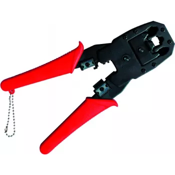 Alicate de crimpar ShiverPeaks BS73000-MU negro rojo