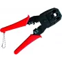 Alicate de crimpar ShiverPeaks BS73000-MU negro rojo