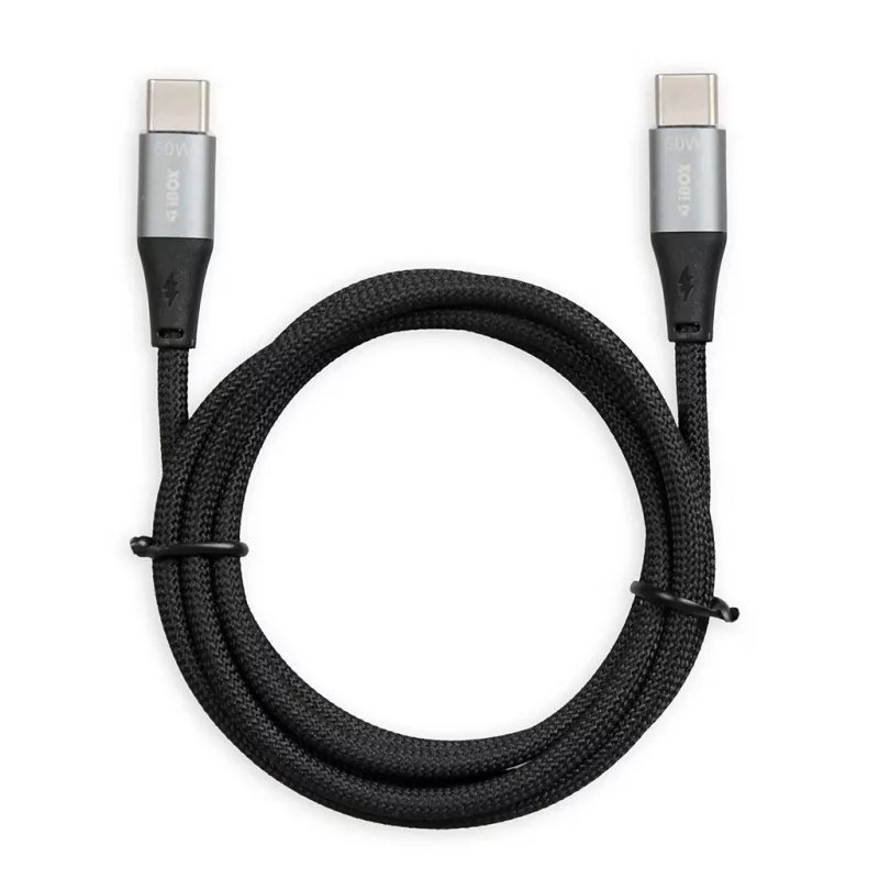 Cable USB-C iBOX IKUTC 60W 2m negro