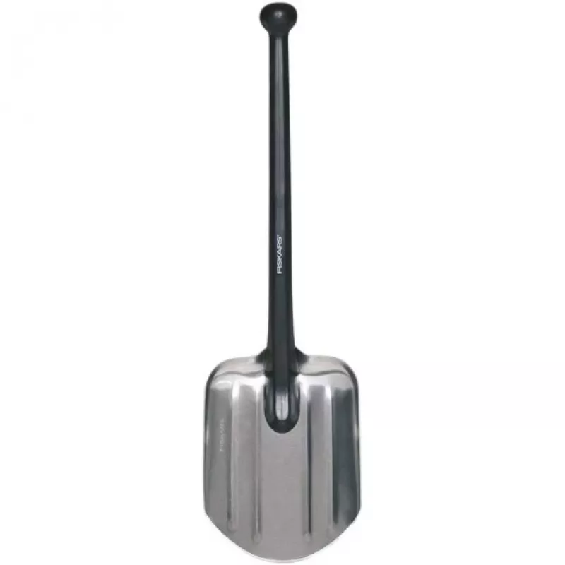 Fiskars 1001574 pala/cuchara paleta de jardín plástico, acero negro, acero inoxidable