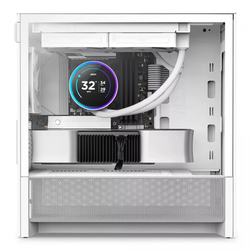 Caja para PC NZXT H9 H3 Flow Midi Tower Blanco
