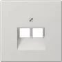 JUNG LS 969-2 UA LG - Gris - Termoplástico - convencional - JUNG - UAE 2 x 8 UPO - UAE 8-8 UPO - UAE 8-8 UPOK6E - UAE 8-8 UPOK6 - MK-POF-2UAE - RJ-45