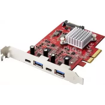 Renkforce RF-4679642 Tarjeta controladora USB 3.2 Gen 2 de 2+2 puertos USB 3.2 Gen 2, USB-C™ PCIe (RF-4679642)