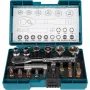 Makita Set de puntas de destornillador y carraca, 21 piezas (B-54081)