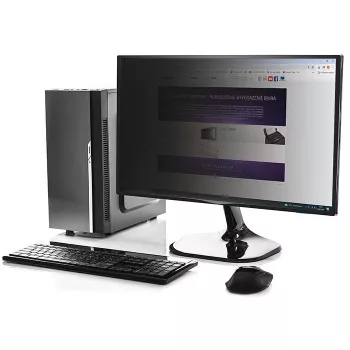 Filtro de privacidad Qoltec GDPR 23 | 16:9 | Eye Care | Panoramic