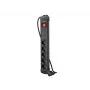 Alargador eléctrico Lanberg SP1-05F-0500-BK 5m 5 tomas schuko para interior negro