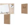 Cuaderno de tapa dura Sigel JOLIE A5 rayado 192 páginas marrón/negro/oro (JN801)