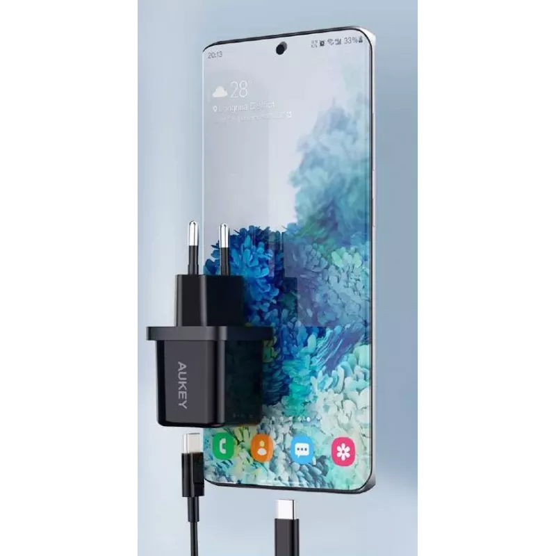Minicargador PA-F5 OEM negro 1xUSB-C 20W PD Power Delivery