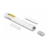 DeLOCK presentador láser USB blanco inalámbrico con receptor USB RF Nano