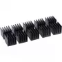 Disipador de aluminio Alphacool GPU RAM 15x15mm - negro 10 uds. (17155)