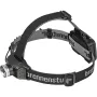 LuxPremium Linterna frontal LED KL 200F, linterna negra/gris