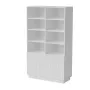 Armario de almacenaje Cama Meble LIVERTI estantería 100×420×1705 mm blanco