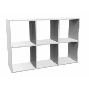 Estantería de salón Topeshop MALAX 2X3 BIEL