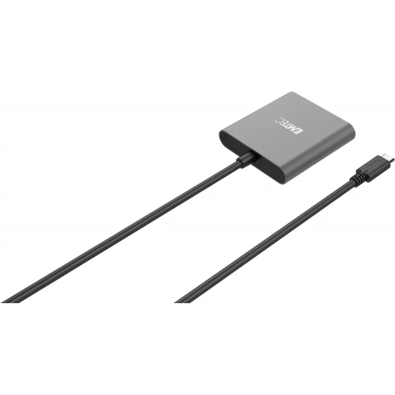 Lector de tarjetas Emtec ECCAREADT610C USB 3.1 gris