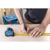 Cinta métrica profesional, 5 metros, azul/negro, 27 mm
