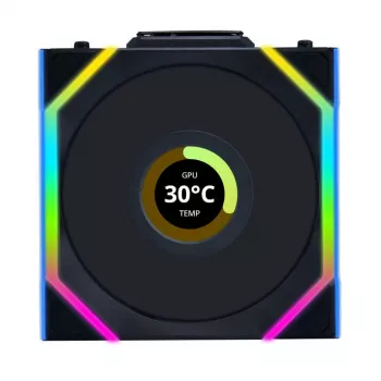 Lian Li UNI FAN SL Wireless LCD 120 negro 3 uds.