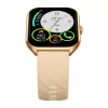 Smartwatch Zeblaze GTS 4 — 4,93 cm (1,94 inch) AMOLED 466×466 px, pantalla táctil, Wi‑Fi, caja de metal, correa de silicona beige