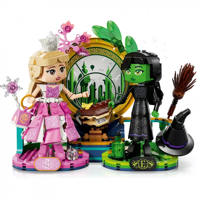 LEGO Wicked Figuras Elphaba y Glinda 75682 – Set de minifiguras de coleccionista