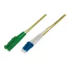 Cable de conexión de fibra óptica Digitus E2000 a LC monomodo 3m