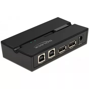 DeLOCK 11492 Conmutador de datos para PC USB Type-A a USB Type-B 0,48 Gbit/s
