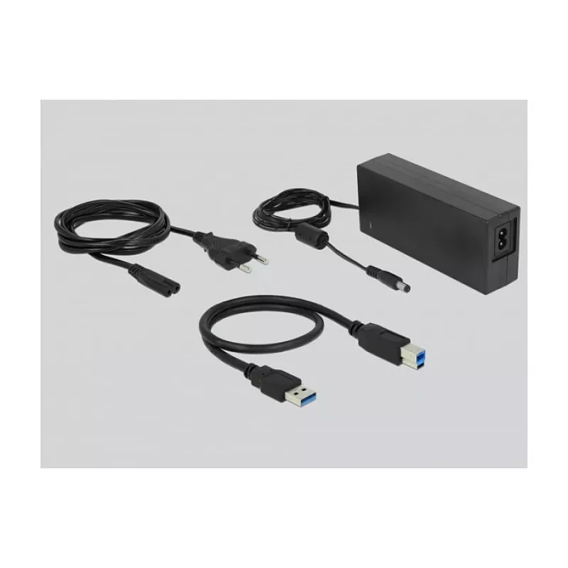 Estación de acoplamiento Delock USB 3.0 para 4 x SATA HDD / SSD con función de clonación (64063)