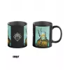 Taza con revelado por calor Good Loot The Witcher 3 Game Art Chronicles - Geralt & Vincent van Gogh 450 ml negra