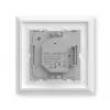 Termostato de pared de cristal Homematic IP 161333A0 con sensor de CO2, RF digital, 230 V, 54,5×54,5×29 mm