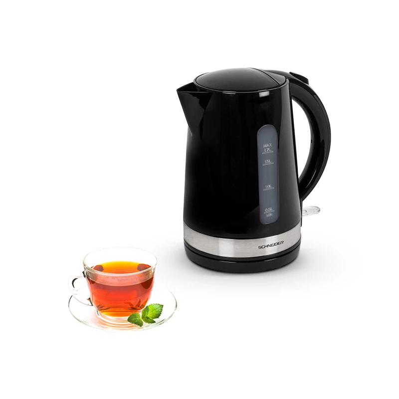 Hervidor de agua Schneider 1,7 l, 2200 W, acero inoxidable