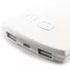 Batería externa PowerNeed P5600W de polímero de litio (LiPo) 5600 mAh blanca