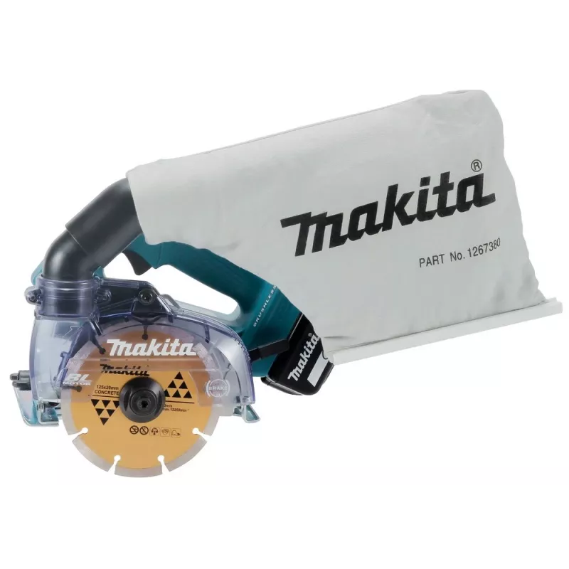 Sierra circular manual portátil Makita DCC500Z 12,5 cm verde