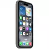 Funda Apple iPhone 16 Silicon Case con MagSafe gris piedra