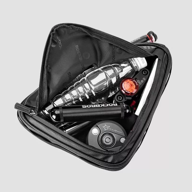 Rockbros B39-2 Bolsa de cuadro para bicicleta impermeable, negra