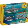 LEGO CREATOR 3 EN 1 31381 Tiburón aterrador con un cofre del tesoro