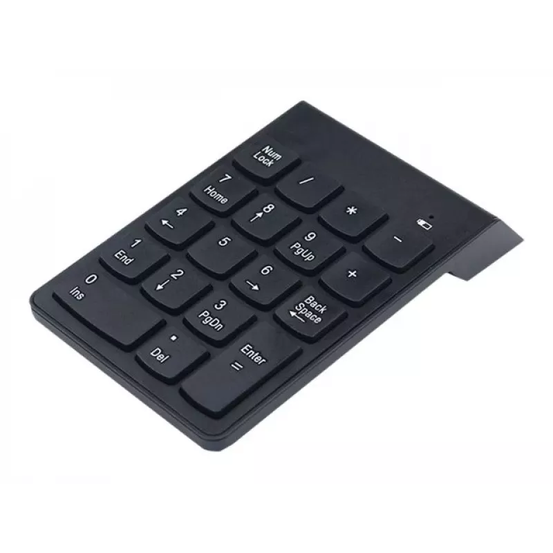 Gembird KPD-W-02 teclado numérico inalámbrico, 2,4 GHz, USB, 18 teclas, negro