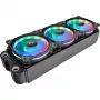 Ventilador para radiador Thermaltake Riing Duo 12 RGB TT Premium Edition CL-F073-PL12SW-A, 120 mm, 3 uds. con controlador, negro