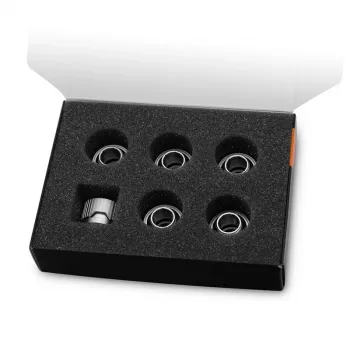 Conector EK Water Blocks EK-Quantum Torque HDC 12, pack de 6, titanio satinado