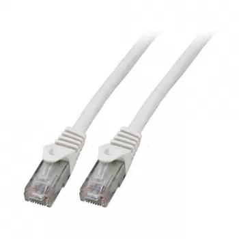 EFB-Elektronik Cable de parcheo RJ45 Cat.6 U/UTP LSZH CCA blanco 0,5 m Fabricante: EFB Elektronik (K8104WS.0,5)