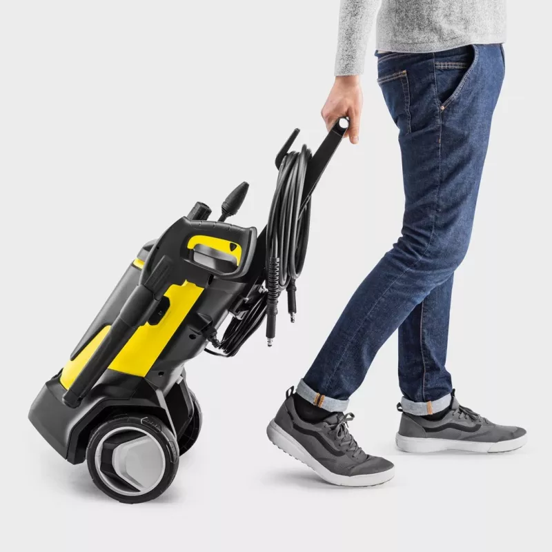 Hidrolimpiadora Kärcher AG K 7 WCM de pie eléctrica 600 l/h negra, amarilla