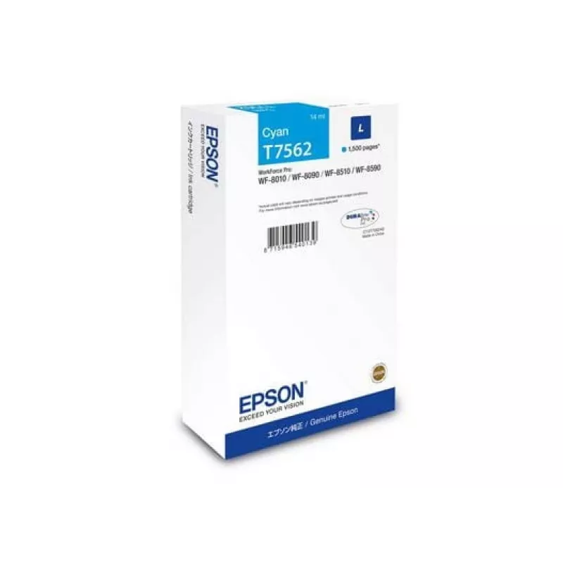 Epson C13T75624N cartucho de tinta 1 unidad original cian