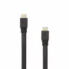 Sbox cable HDMI-HDMI 1.4 plano M/M 1,5 m HDMI-FLAT-15B negro