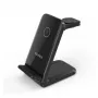 Choetech T608-FB base de carga inalámbrica 3 en 1, 15 W, negro