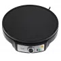 Adler AD 3093 Crepera eléctrica 2 en 1 de doble cara, 1600 W, Negra