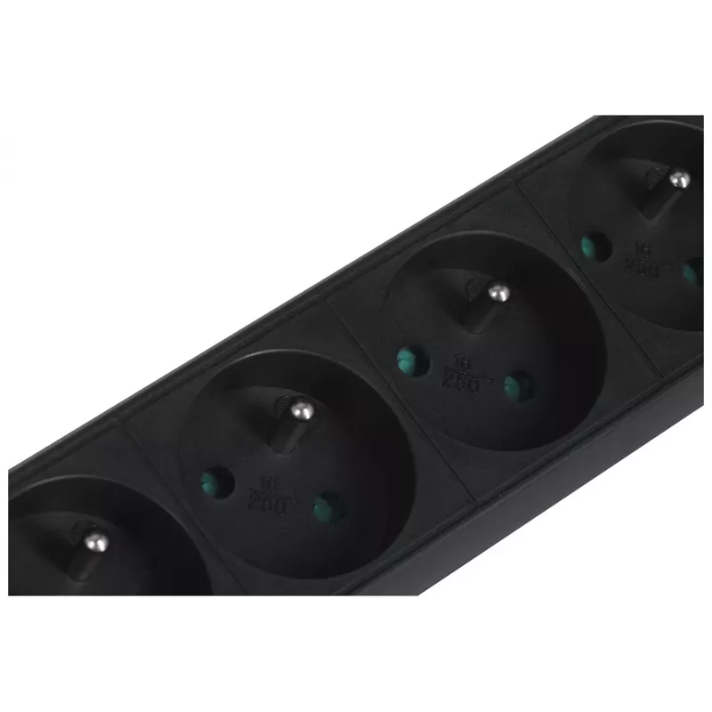 EnerGenie SPF5-C-5 Protector de sobretensión 5 tomas AC 250 V 1,5 m negro